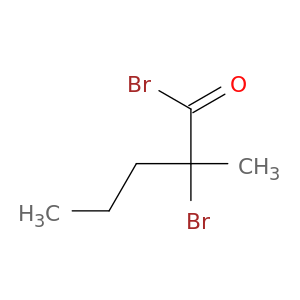Pentanoyl bromide, 2-bromo-2-methyl-