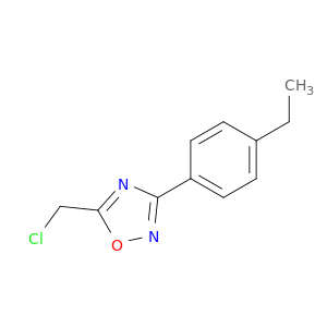 5-(氯甲基)-3-(4-乙基苯基)-1,2,4-噁二唑