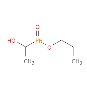 Phosphinic acid, (1-hydroxyethyl)-, propyl ester
