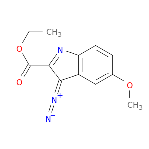3H-Indole-2-carboxylic acid, 3-diazo-5-methoxy-, ethyl ester