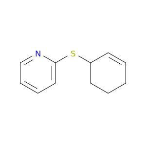 Pyridine, 2-(2-cyclohexen-1-ylthio)-