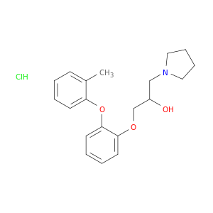 1-Pyrrolidineethanol, a-[[2-(2-methylphenoxy)phenoxy]methyl]-,hydrochloride (1:1)