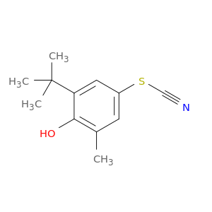 2-methyl-6-tert-butyl-4-thiocyanato-phenol