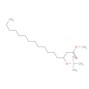 Hexadecanoic acid, 3-[(trimethylsilyl)oxy]-, methyl ester