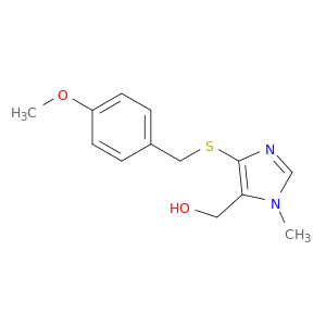 1H-Imidazole-5-methanol, 4-[[(4-methoxyphenyl)methyl]thio]-1-methyl-