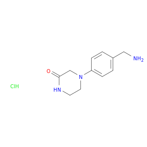 4-[4-(aminomethyl)phenyl]piperazin-2-one hydrochloride