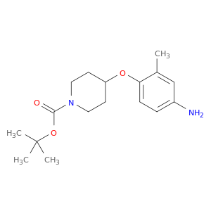 1,1-二甲基乙基4-(4-氨基-2-甲基苯氧基)-1-哌啶羧酸盐
