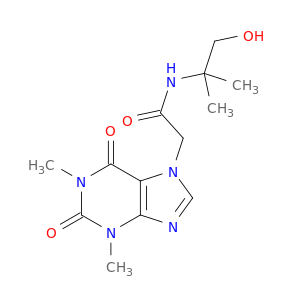 7H-Purine-7-acetamide,1,2,3,6-tetrahydro-N-(2-hydroxy-1,1-dimethylethyl)-1,3-dimethyl-2,6-dioxo-
