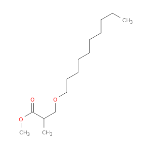 Propanoic acid, 3-(decyloxy)-2-methyl-, methyl ester