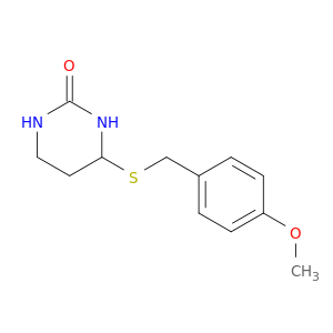 2(1H)-Pyrimidinone, tetrahydro-4-[[(4-methoxyphenyl)methyl]thio]-