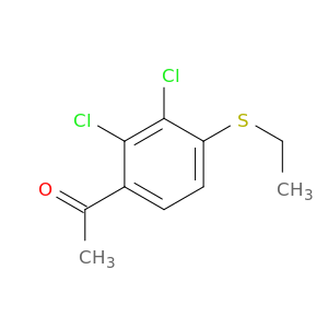 Ethanone, 1-[2,3-dichloro-4-(ethylthio)phenyl]-