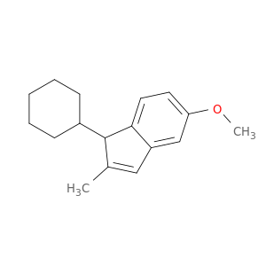 1H-Indene, 1-cyclohexyl-5-methoxy-2-methyl-