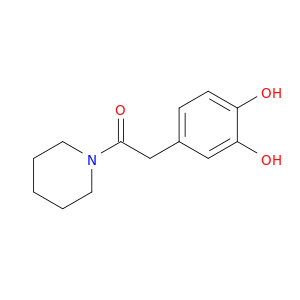 Piperidine, 1-[(3,4-dihydroxyphenyl)acetyl]-