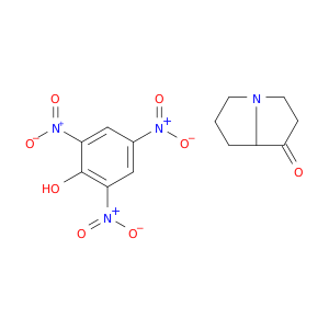 1H-Pyrrolizin-1-one, hexahydro-, compd. with 2,4,6-trinitrophenol (1:1)