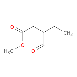 Pentanoic acid, 3-formyl-, methyl ester