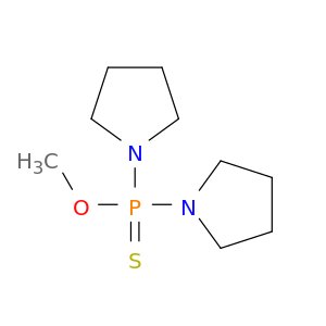 Phosphinothioic acid,di-1-pyrrolidinyl-, O-methyl ester (9CI)