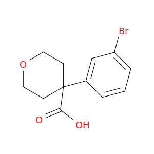 4-(3-溴苯基)四氢吡喃-4-甲酸
