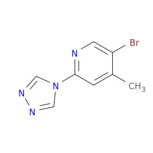 5-Bromo-4-methyl-2-(4H-1,2,4-triazol-4-yl)pyridine