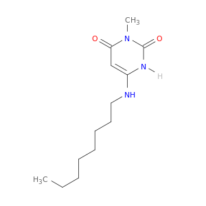 3-甲基-6-(辛基氨基)-2,4(1H,3H)-吡啶二氧化嘧啶