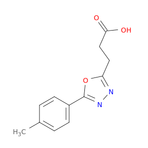 5-(4-甲基苯基)-1,3,4-恶二唑-2-丙酸