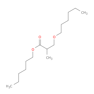 Propanoic acid, 3-(hexyloxy)-2-methyl-, hexyl ester