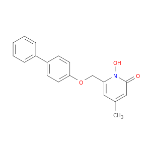 2(1H)-Pyridinone, 6-[([1,1'-biphenyl]-4-yloxy)methyl]-1-hydroxy-4-methyl-