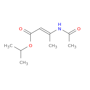 2-Butenoic acid, 3-(acetylamino)-, 1-methylethyl ester, (2E)-
