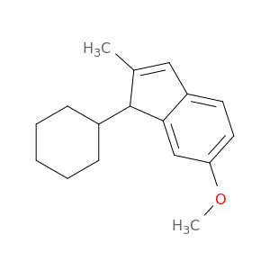 1H-Indene, 1-cyclohexyl-6-methoxy-2-methyl-