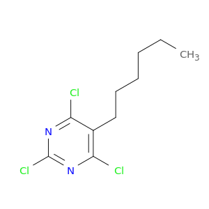 Pyrimidine,2,4,6-trichloro-5-hexyl-