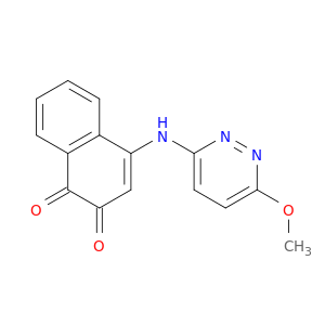 1,2-Naphthalenedione,4-[(6-methoxy-3-pyridazinyl)amino]-