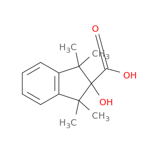 1H-Indene-2-carboxylic acid, 2,3-dihydro-2-hydroxy-1,1,3,3-tetramethyl-