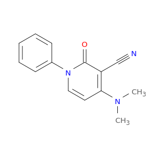 3-Pyridinecarbonitrile, 4-(dimethylamino)-1,2-dihydro-2-oxo-1-phenyl-