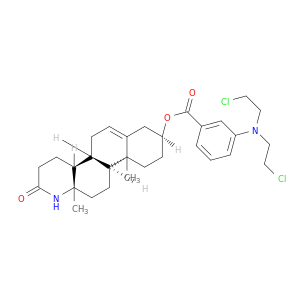 Benzoic acid,3-[bis(2-chloroethyl)amino]-,(4aS,4bR,8S,10aR,10bS,12aS)-1,2,3,4,4a,4b,5,7,8,9,10,10a,10b,11,12,12a-hexadecahydro-10a,12a-dimethyl-2-oxonaphtho[2,1-f]quinolin-8-ylester