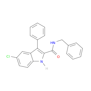 1H-Indole-2-carboxamide, 5-chloro-3-phenyl-N-(phenylmethyl)-