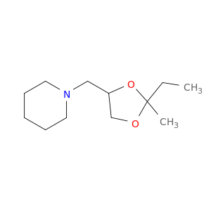 Piperidine, 1-[(2-ethyl-2-methyl-1,3-dioxolan-4-yl)methyl]-