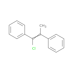 Benzene, 1,1'-(1-chloro-2-methyl-1,2-ethenediyl)bis-