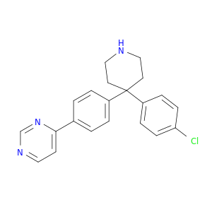 Pyrimidine, 4-[4-[4-(4-chlorophenyl)-4-piperidinyl]phenyl]-
