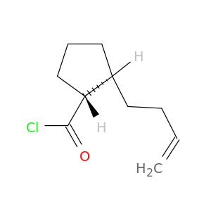 Cyclopentanecarbonylchloride, 2-(3-butenyl)-, trans- (9CI)
