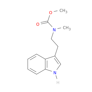 Carbamic acid, [2-(1H-indol-3-yl)ethyl]methyl-, methyl ester