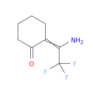 Cyclohexanone, 2-(1-amino-2,2,2-trifluoroethylidene)-