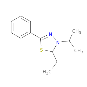1,3,4-Thiadiazole, 2-ethyl-2,3-dihydro-3-(1-methylethyl)-5-phenyl-