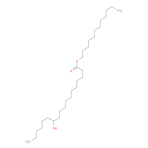 Octadecanoic acid, 12-hydroxy-, dodecyl ester