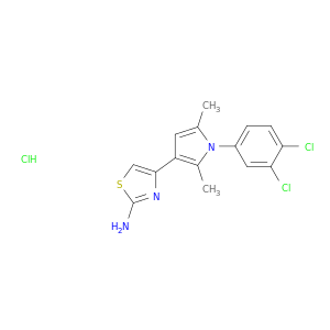 4-[1-(3,4-Dichlorophenyl)-2,5-dimethyl-1H-pyrrol-3-yl]-1,3-thiazol-2-amine Hydrochloride