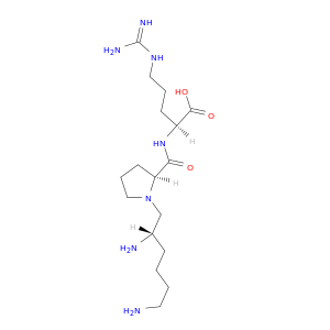 L-Arginine, 1-[(2S)-2,6-diaminohexyl]-L-prolyl-