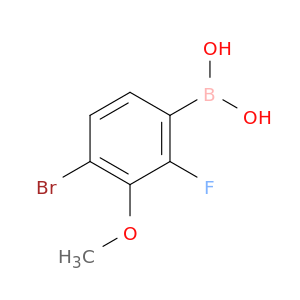 4-Bromo-2-fluoro-3-methoxyphenylboronic acid