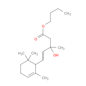 丁基3-羟基-3-甲基-5-(2,6,6-三甲基-2-环己酮-1-基)-4-戊烯酸酯