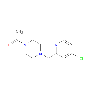 1-{4-[(4-chloropyridin-2-yl)methyl]piperazin-1-yl}ethan-1-one
