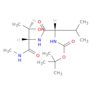 L-Threoninamide, N-[(1,1-dimethylethoxy)carbonyl]-L-valyl-N-methyl-