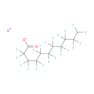 未甲酸,2,2,3,3,4,4,5,6,6,7,7,8,8,9,9,10,10,11,11-二十二氟氟,钾盐(1：1)