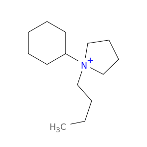 Pyrrolidinium, 1-butyl-1-cyclohexyl-